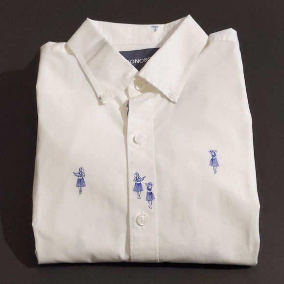 Bonobos Lightweight Button down Hula Girl Shirt - Picture 5 of 8